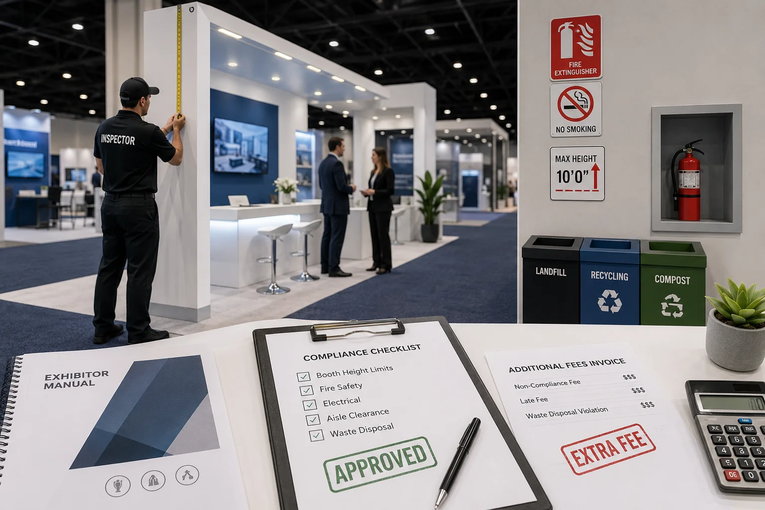trade show booth compliance officer